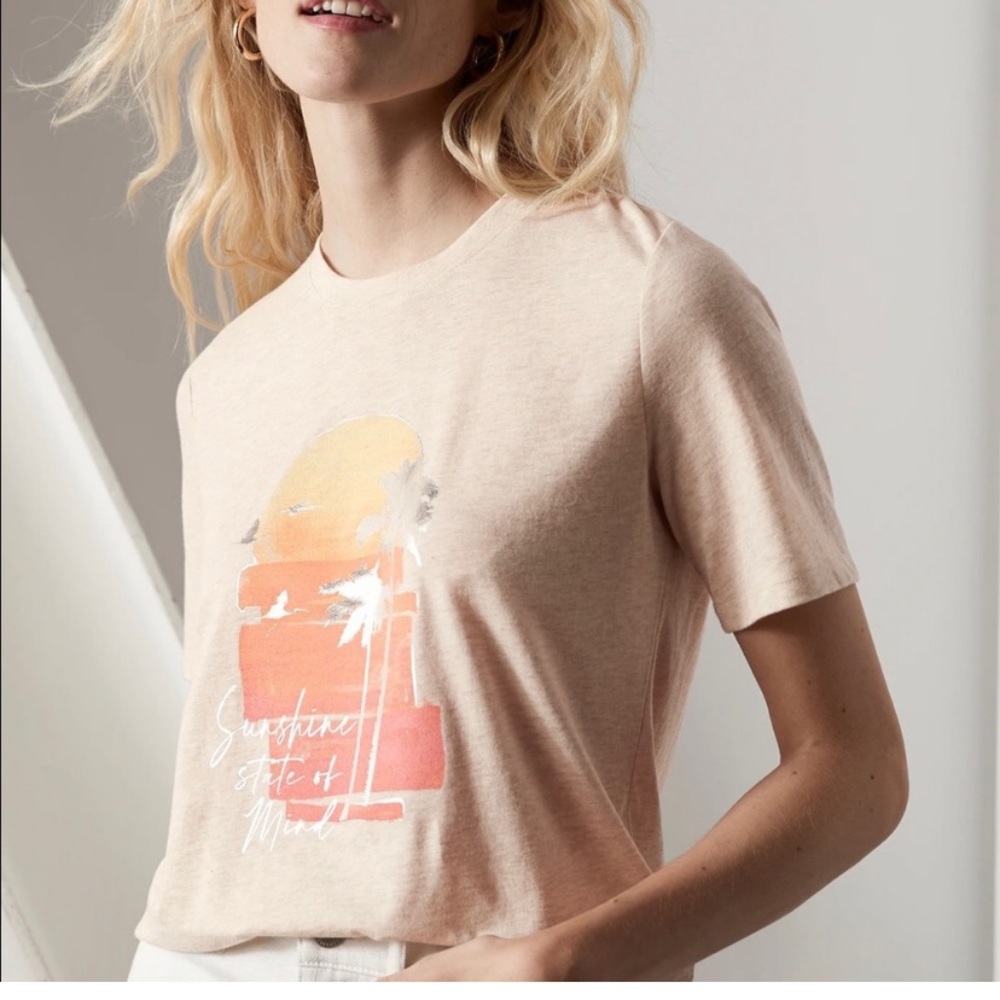 Oatmeal Graphic T-Shirt